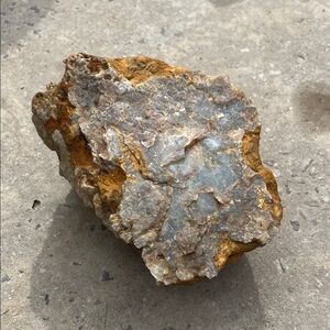 Raw Sandstone Rock With Quartz & Chert Flint Deposits Remote TN Mountains